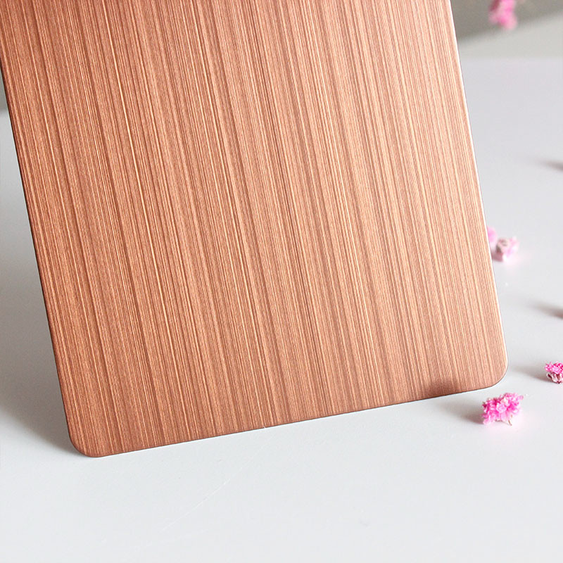 304 Stainless Steel Hairline Sheet 316 Brushed Stainless Steel Plate For Decorative Metal Panels