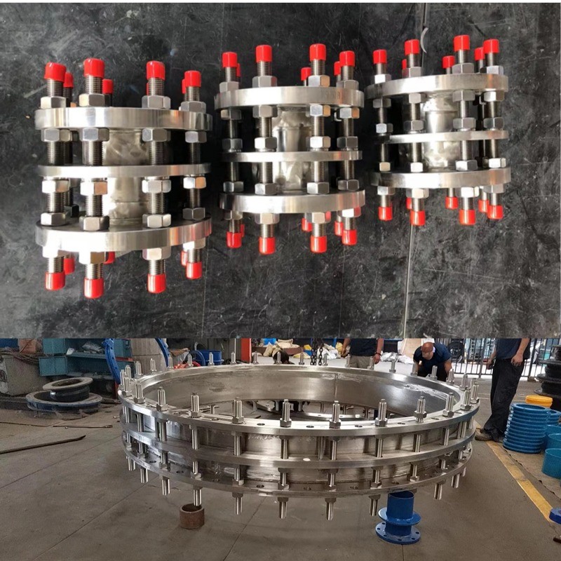 Pipe Fitting Double Flange Flexible Coupling Carbon Steel Dismantling Joint 304 316 Stainless Steel Double Flange Disassembly Joint