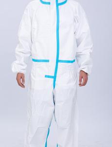 China EN14126 Disposable Coverall Medical Protective Clothing Sterile XXL wholesale