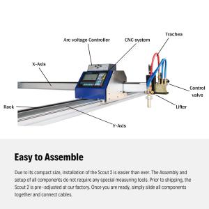 China CNC Gantry Metal Plasma Cutting Machine 15kw LGK100A Power Supply wholesale