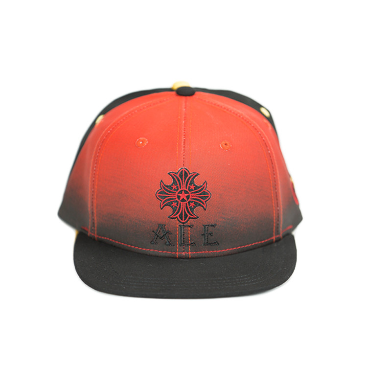 Mix Color 6 Panel Flat Bill Plastic Bucket Snapback Hats Custom Embroidery Logo