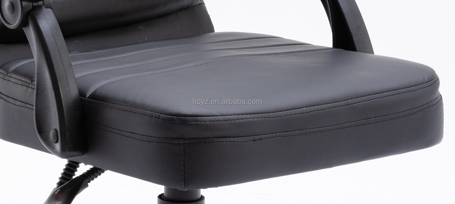 Cheaper Black Synthetic Leather Racing Gaming Chair with Backrest Adjustable 90 -180