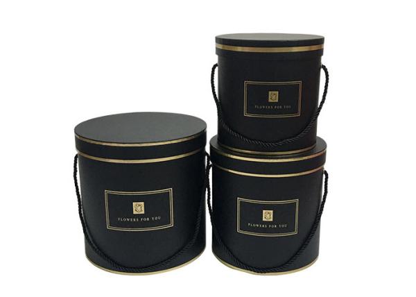 SGS Printed Paper Packaging Cardboard Cylinder Tubes For Luxury Gift Flower