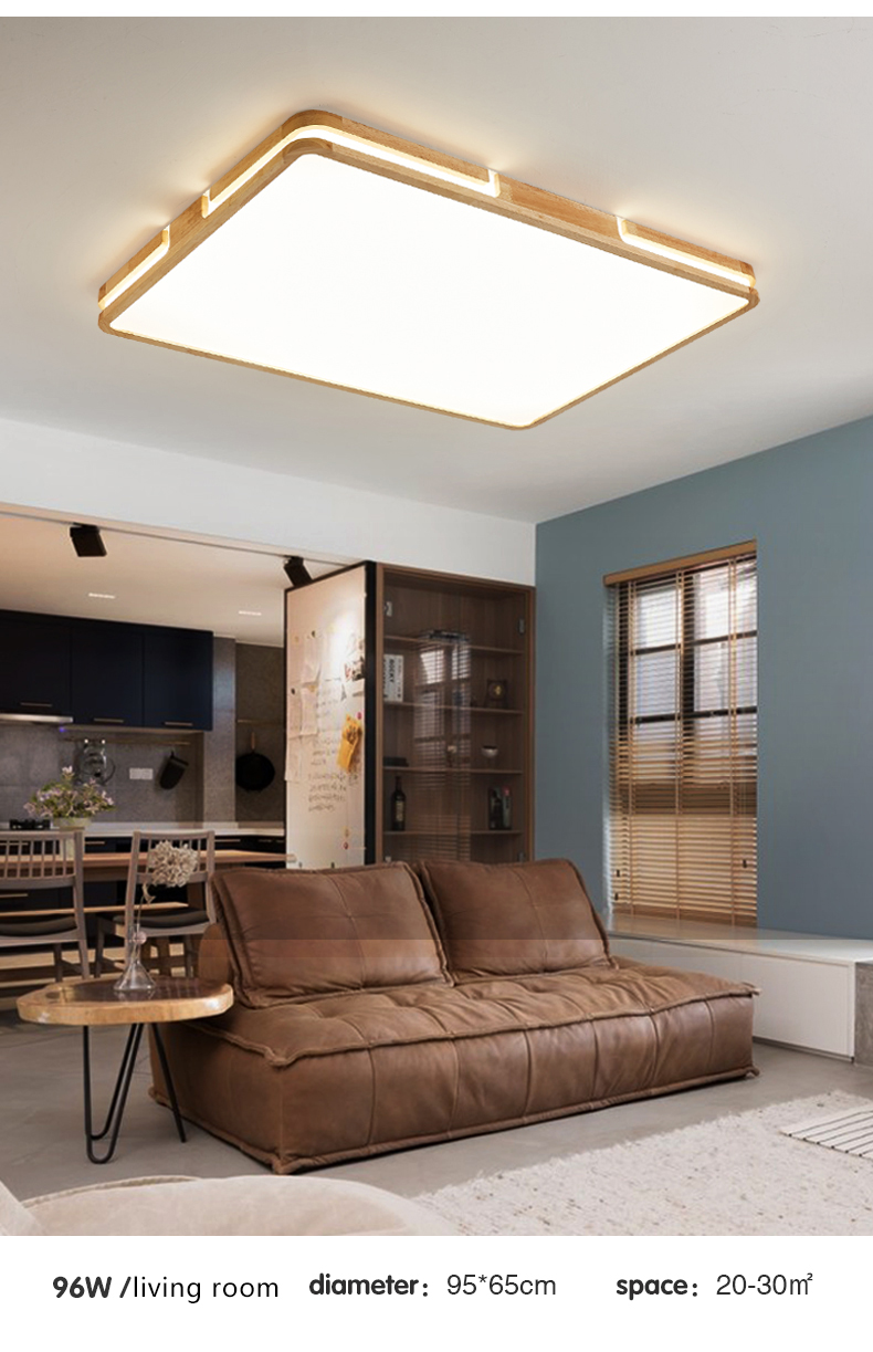 Wood Led Ceiling Lights For Living Room Bedroom Kitchen Ceiling Lamp(WH-WA-59）