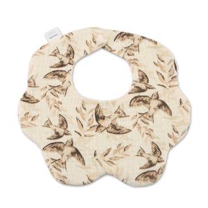 China Muslin fabric Wholesale Customized Printed Feeding Cotton Fabric Baby Bibs wholesale