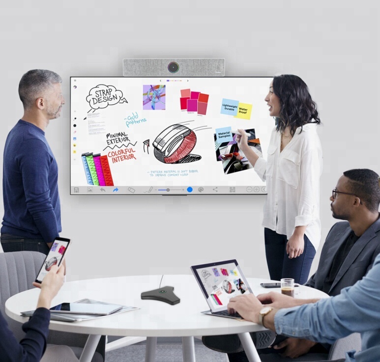 4K HD camera all in one design Windows video and audio conferencing system wirless sharing