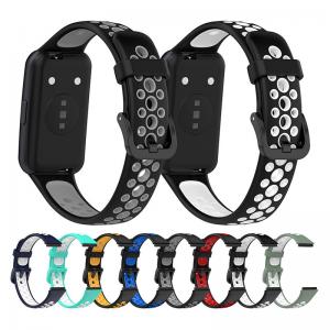 China TPU Material Silicone Rubber Watch Strap Bands For Huawei 7 Double Color wholesale