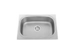 Oval Shape Stainless Steel Single Bowl Sink With Foot Stool