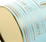 T Shirt Clothing Packaging Box Round Paper Tube Packaging With Metal Lid