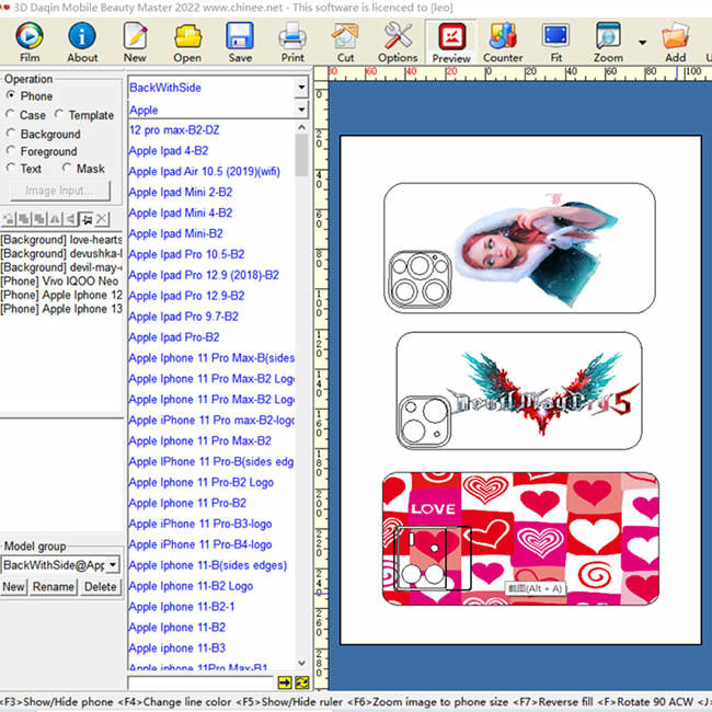 Vinyl Stickers DIY Daqin Mobile Skin Cutter Plotter Custom Protector Design Machine