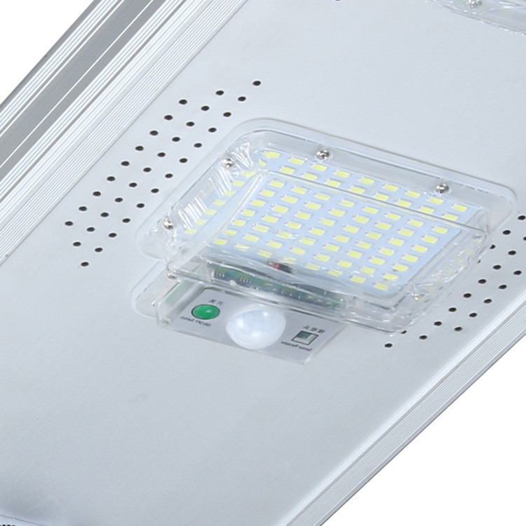 Motion Sensor Solar Parking Lot Lights With Pole 100w 2700k-6500k Color Temperature