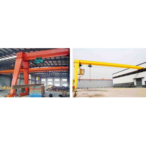 High Performance 50 Ton Semi Gantry Crane / Cantilever Gantry Cranes For Factory