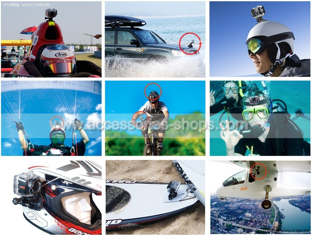 Mini 12Megapixel HD 1080P Underwater 1.5Inch WIFI Sports Camera Support 32G Card