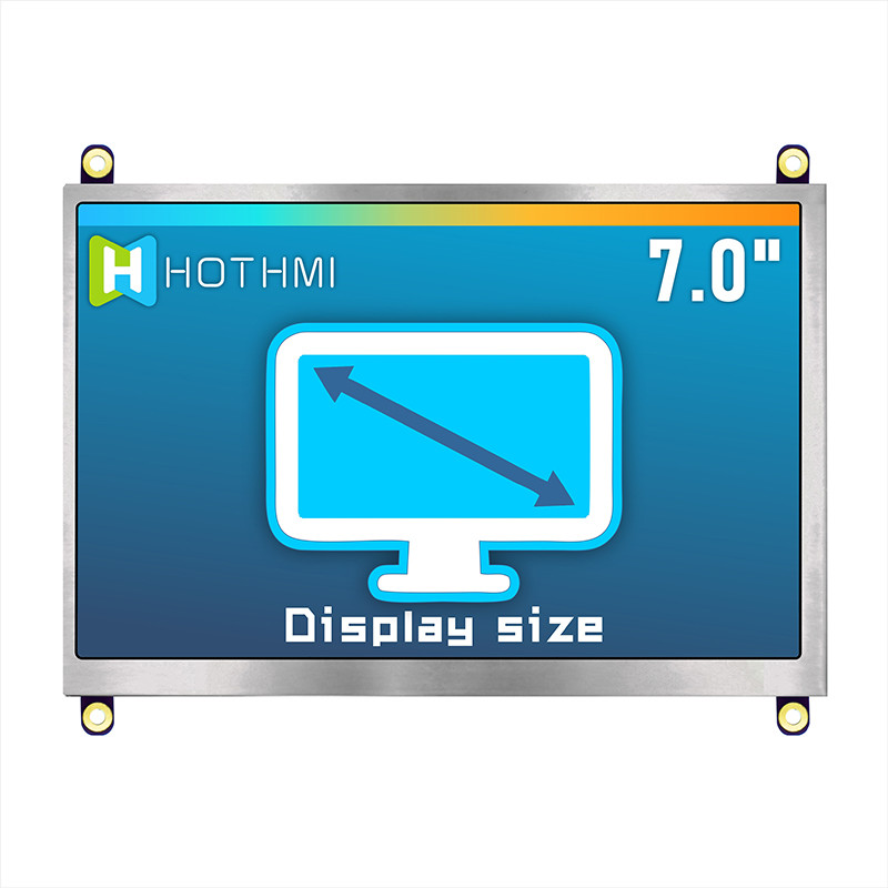 22 Pin 1024x600 LCD 7 Inch HI , Multipurpose TFT IPS Display HTM-TFT070A07-HI