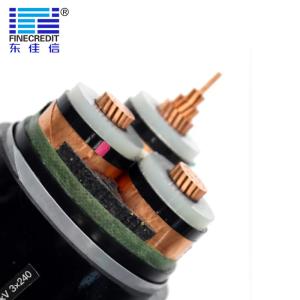 China YJV22 3x240mm2 XLPE MV Steel Tape Armoured Cable Medium Voltage wholesale
