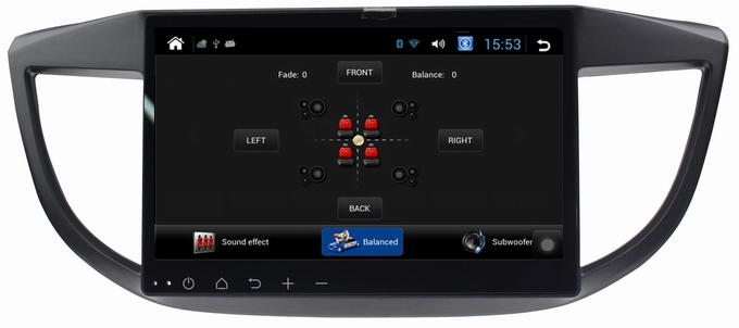 Ouchuangbo free shipping Honda CRV 2012 car stereo with radio bluetooth gps navigation 10.1 inch screen