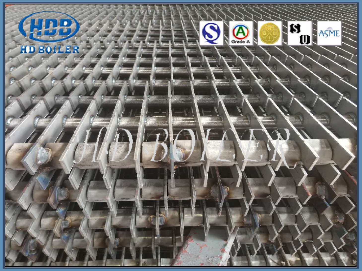 Longitudinal Double - H Stainless Steel Finned Tube For Heat Exchanger