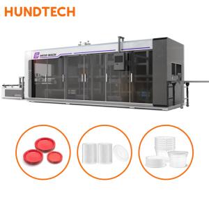 China Restaurant 120KW Pet Making Machine 0.15mm Square Plastic Box Lid wholesale