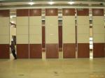 Aluminium Frame Operable Acoustic Movable Walls / Banquet Hall Sliding Folding