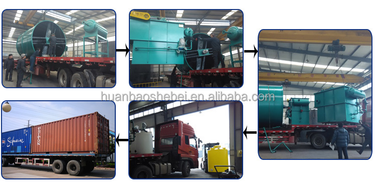 DAF Dissolved Air Flotation Machine for Wastewater Treatment System 60m3/hour Capacity