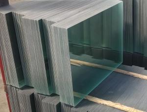 China White Translucent Frosted Square Tempered Glass wholesale
