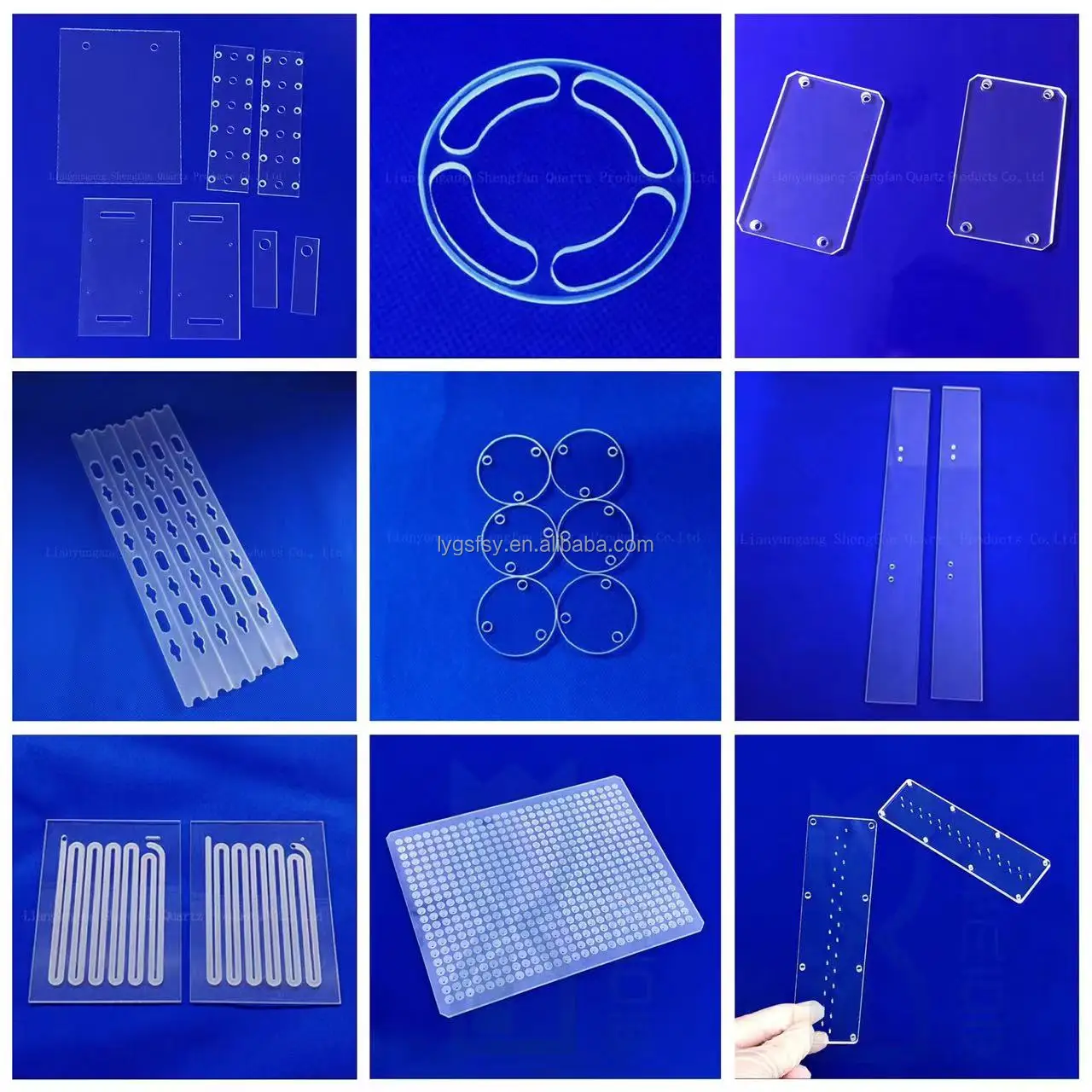 Professional Opaque Shaped Quartz Sheet Custom High Temperature Resistant