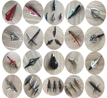 2 Blade Welding Archery Broadhead 125 Grain Head For Wood Arrow