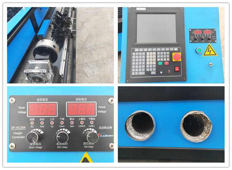 1325 Plasma Cutting Machine 1300*2500mm 150mm 12000mm/min