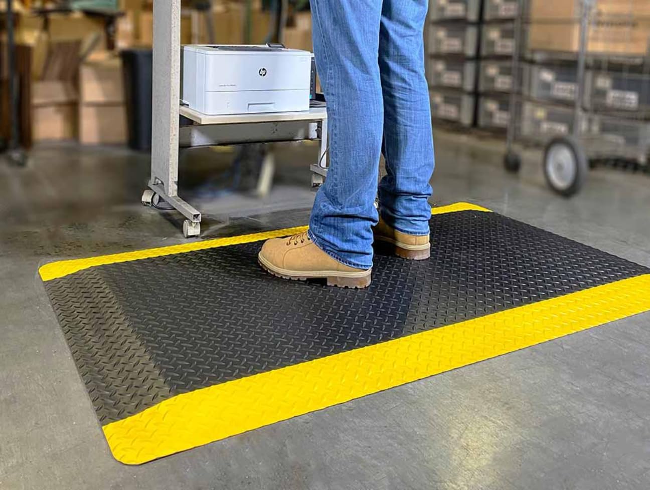 Customizable ESD Anti-Fatigue Mat PVC EVA Foam Conductive Rubber