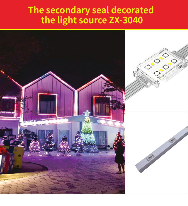 LED Linear Point Light Outdoor Full Color Waterproof Engineering Point Light