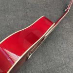 Custom 12 strings 41 inch Flamed Maple Neck Doves Dreadnought Acoustic Guitar