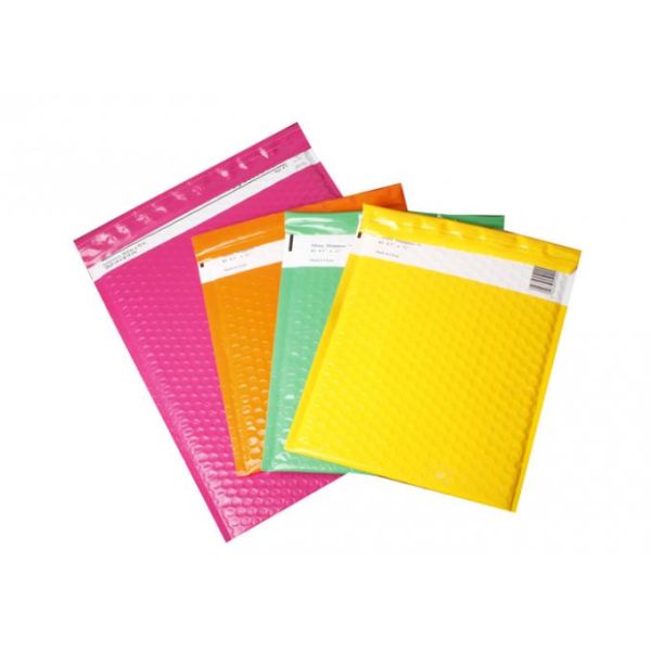 Durable Shinny BOPP Plastic Bubble Envelopes Glamour Shpping Poly Mailer Bags 0