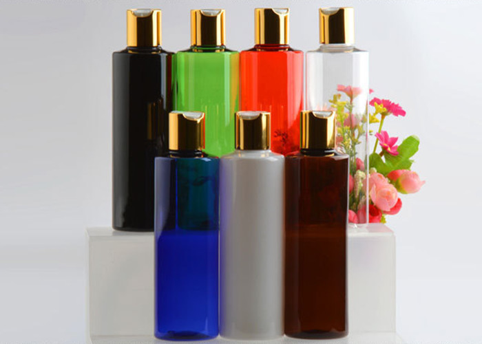 250ml Custom Clear Amber Black Skincare Plastic flip cover Bottle
