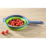 1400ML high quality Kitchen Foldable TPR Strainers Collapsible Colanders with
