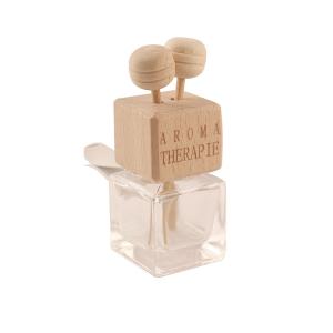 China Car Air Conditioning Vehicle Air Outlet Clamp Square Glass With Wooden Cap wholesale