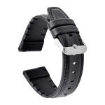 22mm Luxury Leather Watch Straps Combination Silicone Watch Band For Huawei GT
