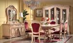 Villa Red Luxury Modern Dining Table Set American Style Dining Furniture