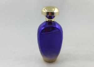 China Gradient Glass Collectible Perfume Bottles Aluminum Sprayer With Golden Caps wholesale