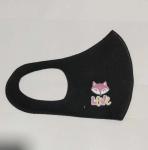 anti-dust water proof polyester face mask breathable customize logo black color