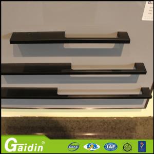 China bedroom kitchen accessories powder coated foggy siver aluminum furniture handle wholesale