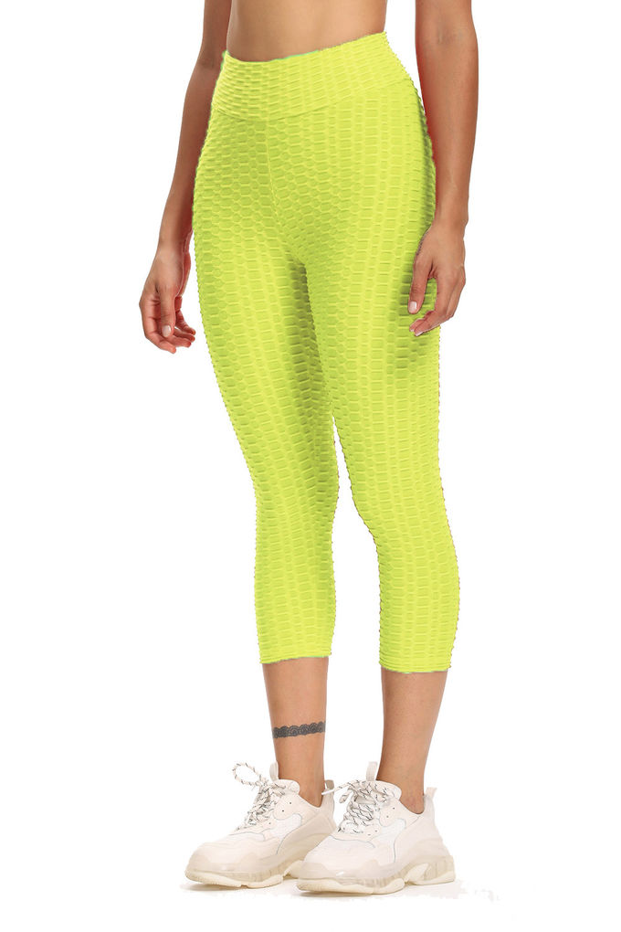 3/4 Yoga Pants High Waist Leggings Active Stretch Fitness Gym For Women