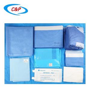 China Blue SMS Orthopedic Disposable Surgical Pack Sterile Sheet Antibacteria wholesale