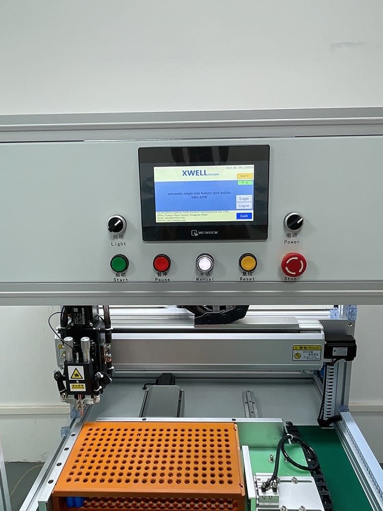 Numerical Control CNC Spot Welding Machine EV Cell Tab Welder For 18650 Battery Pack