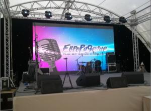 China Commercial Outside P6 LED Video Wall , Large LED Screens Rental For Stage wholesale