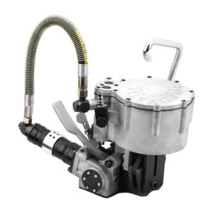China Integrated Pneumatic Friction Welding Baler Strapping Machine Pallet Banding Equipment wholesale