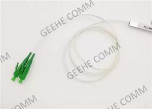 China Mini Steel Tube LC / APC 2x8 Blockless Fiber Optic Cable Splitter wholesale