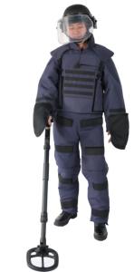 China Lightweight Bomb Disposal Equipment Search Bomb Suit Ergonomic Design wholesale