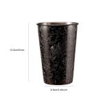 Premium Metal Stainless Steel Wine Glass For Bar Home Outdoor Camping