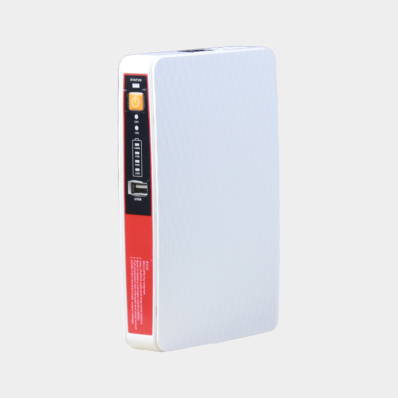 2023 5V 12V 24V DC Mini UPS with White LiFePO4 Battery and Long Battery