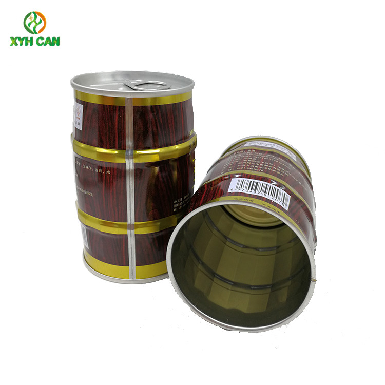 Tin Cans for 300ml Beer Tin Boxes for Liquid Packaging Safety Custom Printed Tin Jars